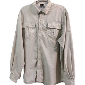 Clothin Nylon Button Up Shirt